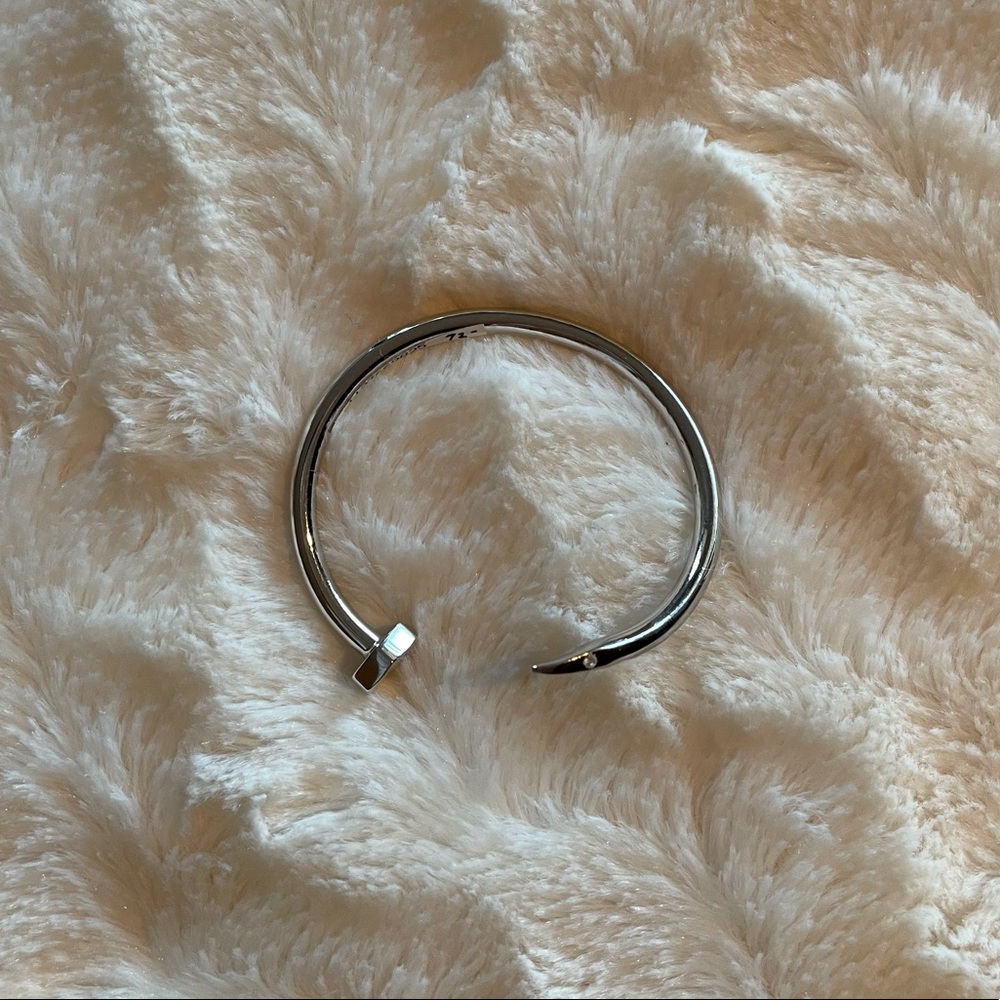 Silver Nail Bracelet